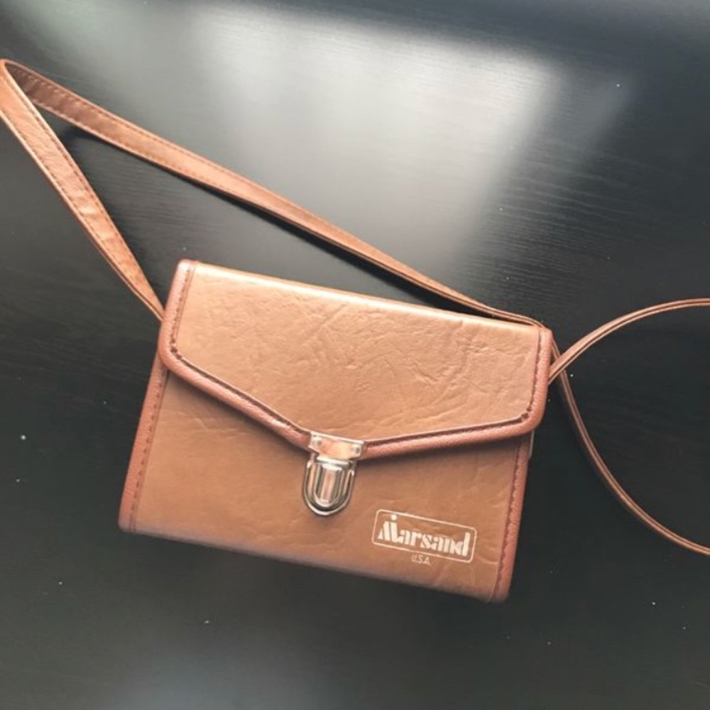 Marsand Vintage 1960 brown Faux Leather Camera bag